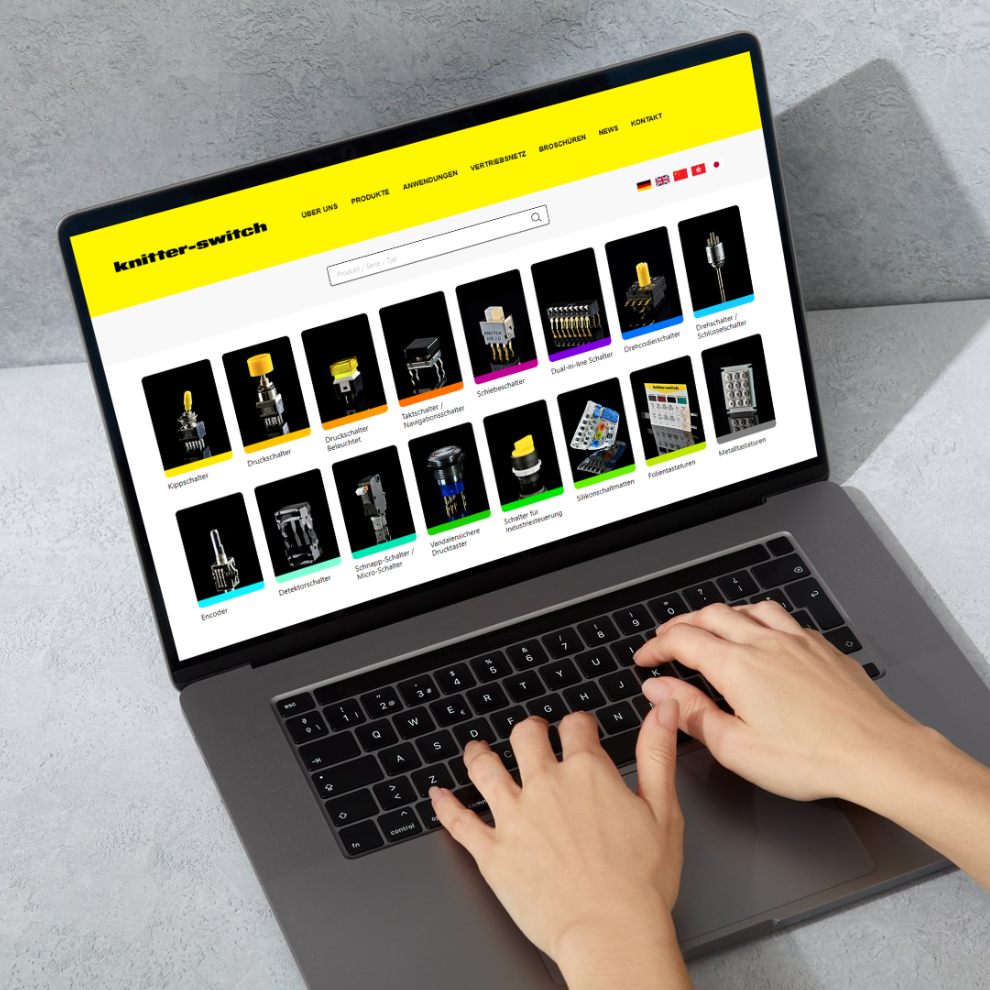 Website Relaunch knitter-switch Homepage Website Relaunch knitter-switch Homepage
